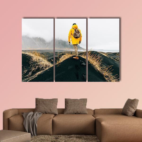 Icelandic Natural Wonders Canvas Wall Art-3 Horizontal-Gallery Wrap-25" x 16"-Tiaracle