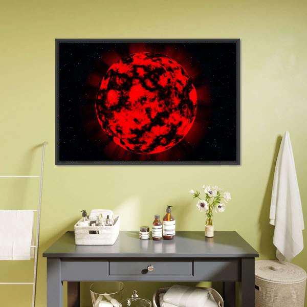 Explosion In Deep Space Canvas Wall Art-3 Horizontal-Gallery Wrap-25" x 16"-Tiaracle