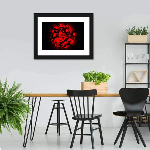 Explosion In Deep Space Canvas Wall Art-3 Horizontal-Gallery Wrap-25" x 16"-Tiaracle