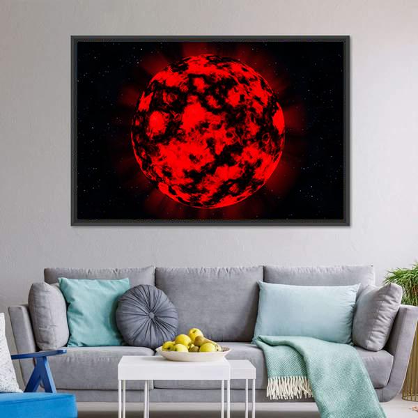 Explosion In Deep Space Vertical Canvas Wall Art-3 Vertical-Gallery Wrap-12" x 25"-Tiaracle