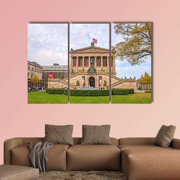 Alte Nationalgalerie Canvas Wall Art-3 Horizontal-Gallery Wrap-37" x 24"-Tiaracle