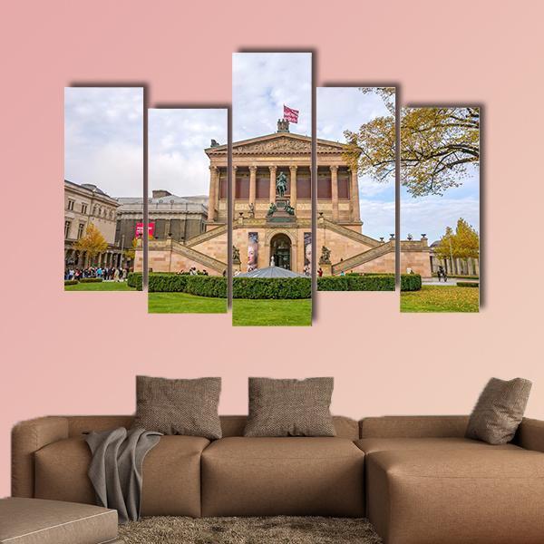 Alte Nationalgalerie Canvas Wall Art-5 Pop-Gallery Wrap-47" x 32"-Tiaracle