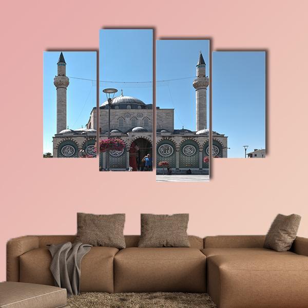 Selimiye Mosque Turkey Canvas Wall Art-4 Pop-Gallery Wrap-50" x 32"-Tiaracle