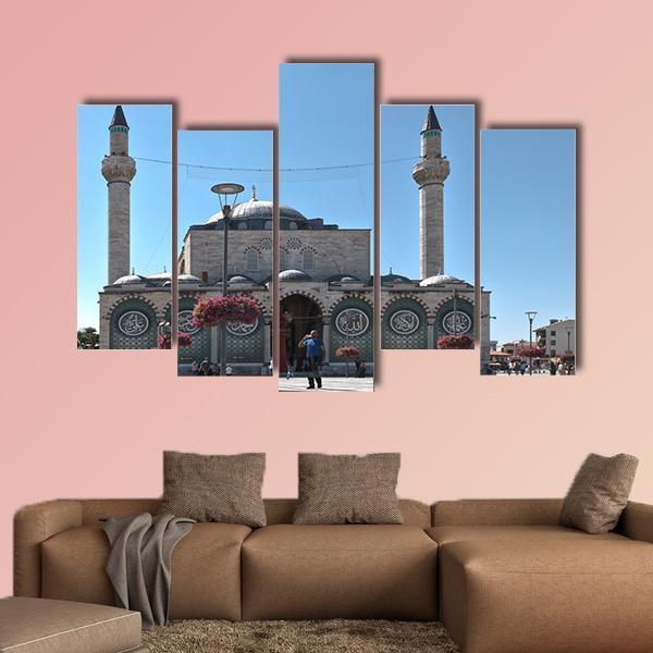 Selimiye Mosque Turkey Canvas Wall Art-5 Pop-Gallery Wrap-47" x 32"-Tiaracle