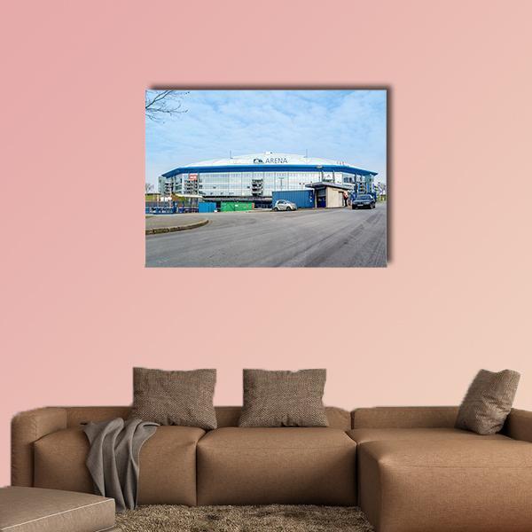 Veltins Arena Germany Canvas Wall Art-4 Pop-Gallery Wrap-50" x 32"-Tiaracle