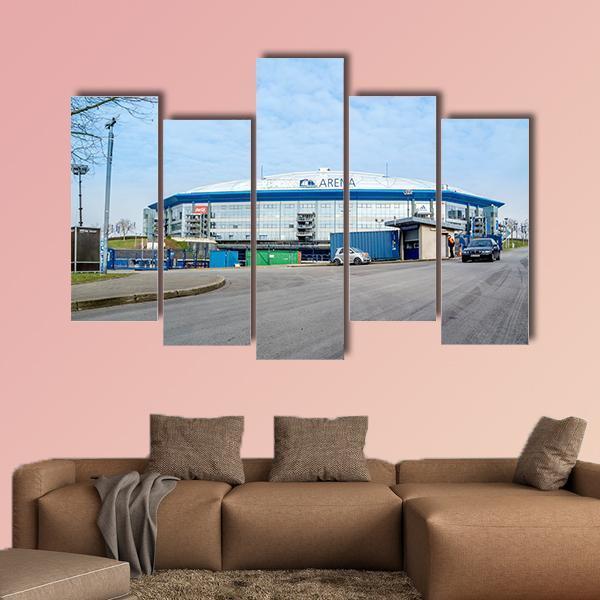 Veltins Arena Germany Canvas Wall Art-5 Pop-Gallery Wrap-47" x 32"-Tiaracle