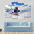 Extreme Snowboarding Man Canvas Wall Art-4 Pop-Gallery Wrap-50" x 32"-Tiaracle