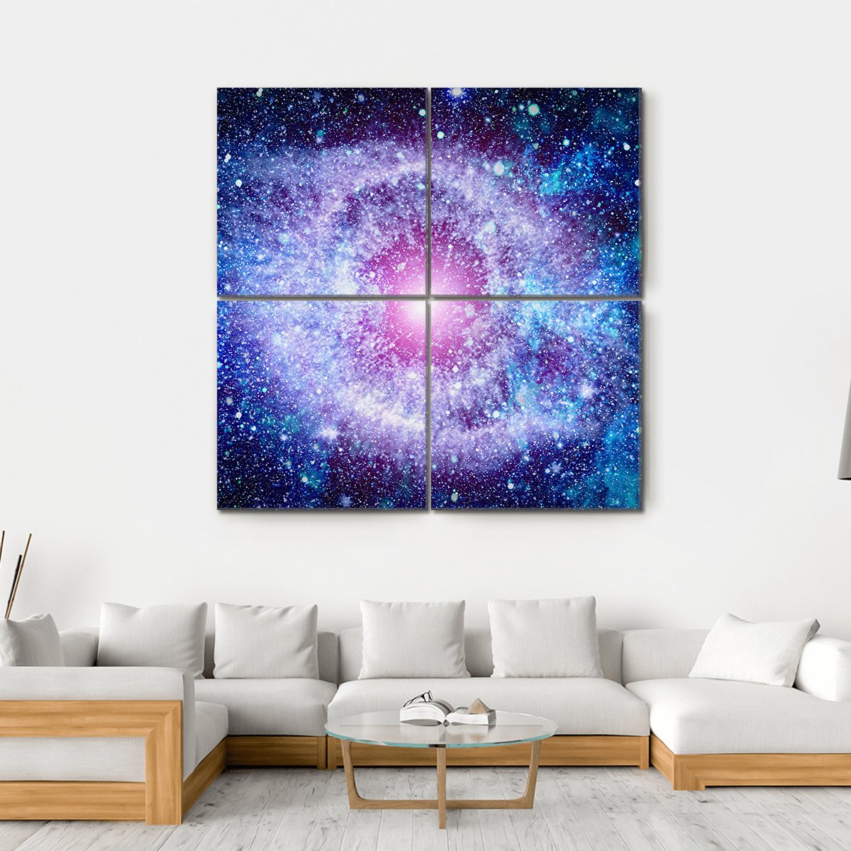 Eye Nebula Canvas Wall Art-4 Square-Gallery Wrap-17" x 17"-Tiaracle