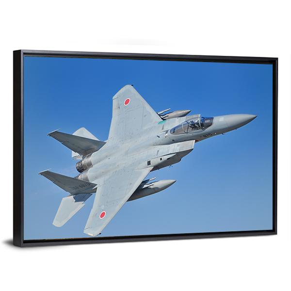 F-15 Eagle Fighter Canvas Wall Art-3 Horizontal-Gallery Wrap-25" x 16"-Tiaracle