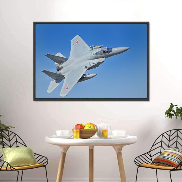 F-15 Eagle Fighter Canvas Wall Art-3 Horizontal-Gallery Wrap-25" x 16"-Tiaracle