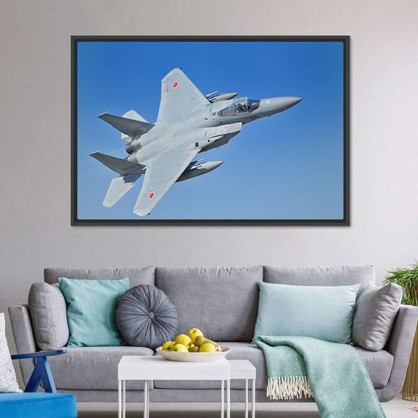 F-15 Eagle Fighter Canvas Wall Art-3 Horizontal-Gallery Wrap-25" x 16"-Tiaracle