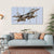 F-16 Take Off Canvas Wall Art-5 Horizontal-Gallery Wrap-22" x 12"-Tiaracle