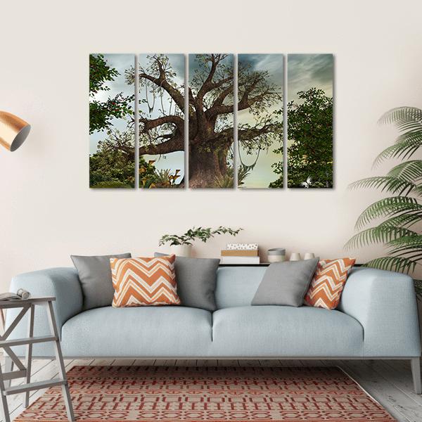 Fabulous Garden Canvas Wall Art-5 Horizontal-Gallery Wrap-22" x 12"-Tiaracle