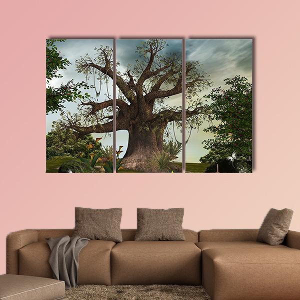 Fabulous Garden Canvas Wall Art-3 Horizontal-Gallery Wrap-25" x 16"-Tiaracle
