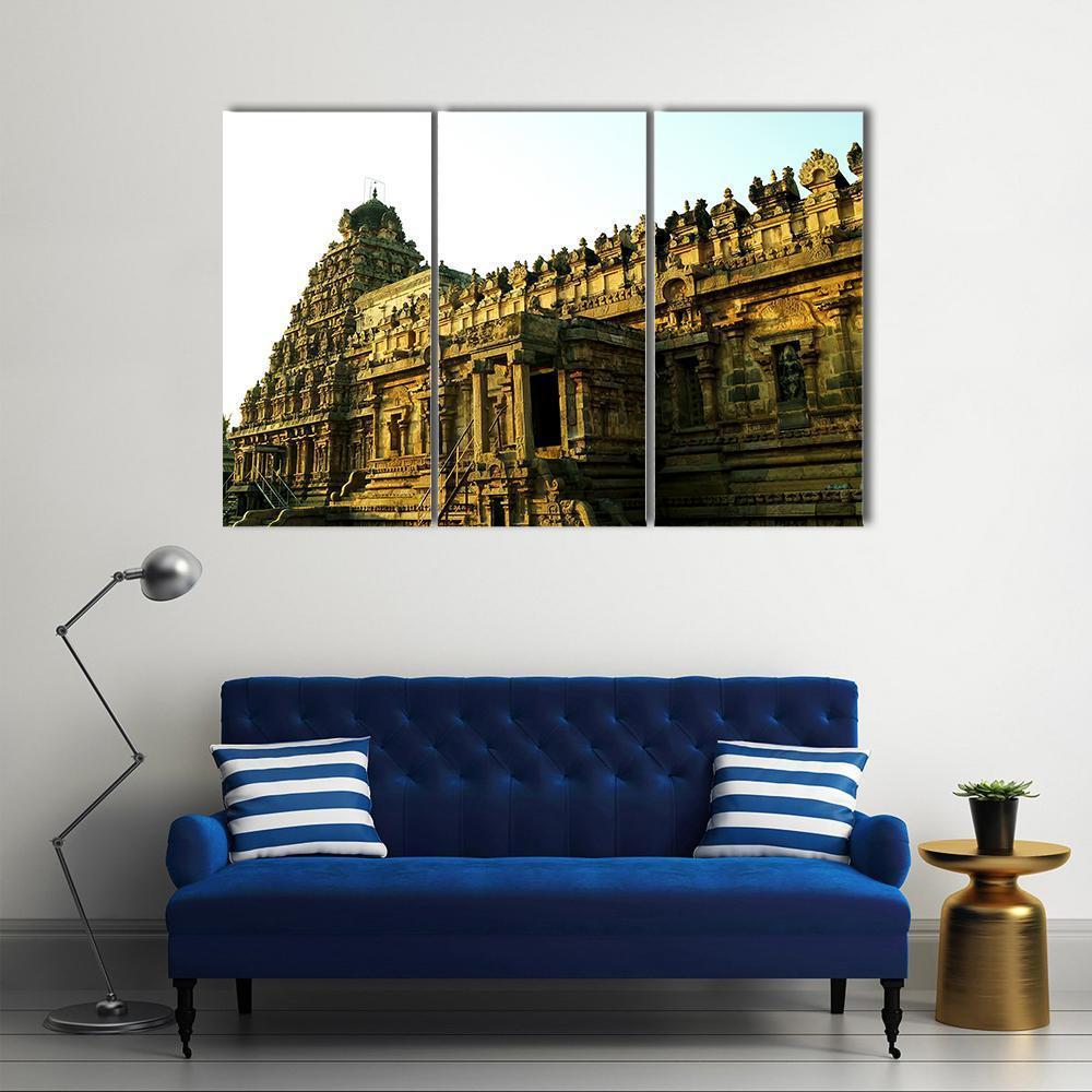 Facade Of The Architectural Wonder Canvas Wall Art-3 Horizontal-Gallery Wrap-37" x 24"-Tiaracle