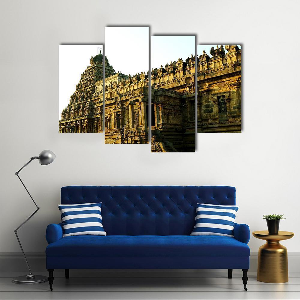 Facade Of The Architectural Wonder Canvas Wall Art-4 Pop-Gallery Wrap-50" x 32"-Tiaracle