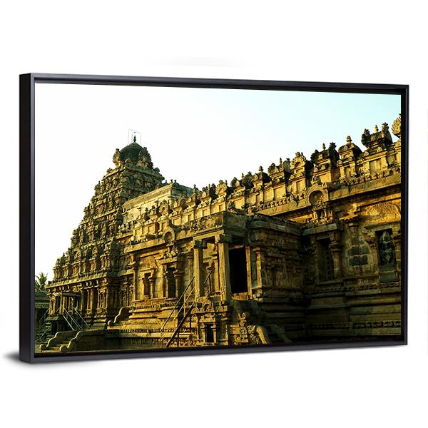 Facade Of The Architectural Wonder Canvas Wall Art-3 Horizontal-Gallery Wrap-25" x 16"-Tiaracle