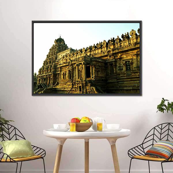 Facade Of The Architectural Wonder Canvas Wall Art-3 Horizontal-Gallery Wrap-25" x 16"-Tiaracle