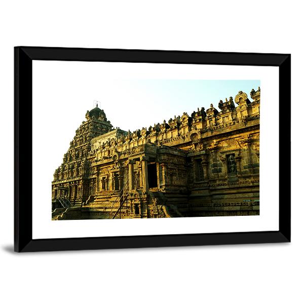 Facade Of The Architectural Wonder Canvas Wall Art-3 Horizontal-Gallery Wrap-25" x 16"-Tiaracle