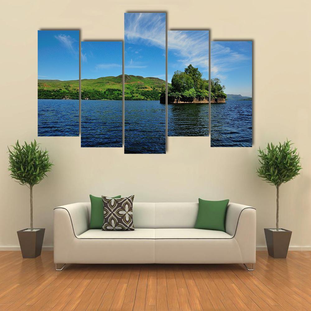 Factors Isle Scotland Canvas Wall Art-3 Horizontal-Gallery Wrap-37" x 24"-Tiaracle