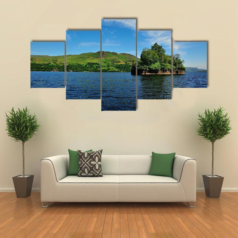 Factors Isle Scotland Canvas Wall Art-5 Star-Gallery Wrap-62" x 32"-Tiaracle