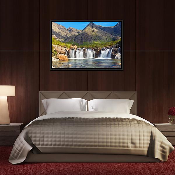 Fairy Pools Scotland Canvas Wall Art-5 Horizontal-Gallery Wrap-22" x 12"-Tiaracle