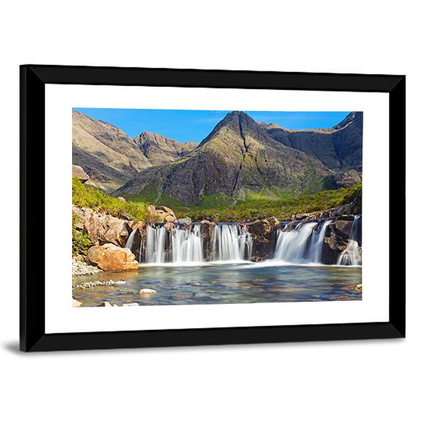 Fairy Pools Scotland Panoramic Canvas Wall Art-1 Piece-36" x 12"-Tiaracle