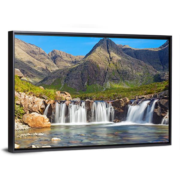 Fairy Pools Scotland Panoramic Canvas Wall Art-1 Piece-36" x 12"-Tiaracle