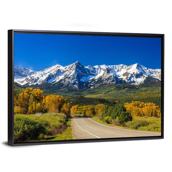 Fall Season In Colorado Canvas Wall Art-3 Horizontal-Gallery Wrap-25" x 16"-Tiaracle