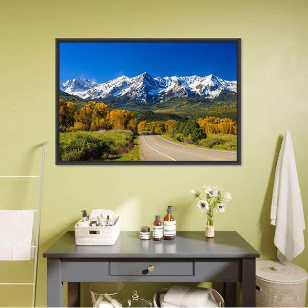 Fall Season In Colorado Canvas Wall Art-3 Horizontal-Gallery Wrap-25" x 16"-Tiaracle