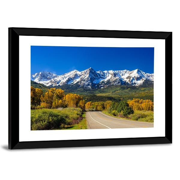 Fall Season In Colorado Canvas Wall Art-3 Horizontal-Gallery Wrap-25" x 16"-Tiaracle