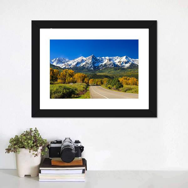 Fall Season In Colorado Canvas Wall Art-3 Horizontal-Gallery Wrap-25" x 16"-Tiaracle