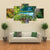 Fall Valley Landscape Canvas Wall Art-5 Pop-Gallery Wrap-47" x 32"-Tiaracle