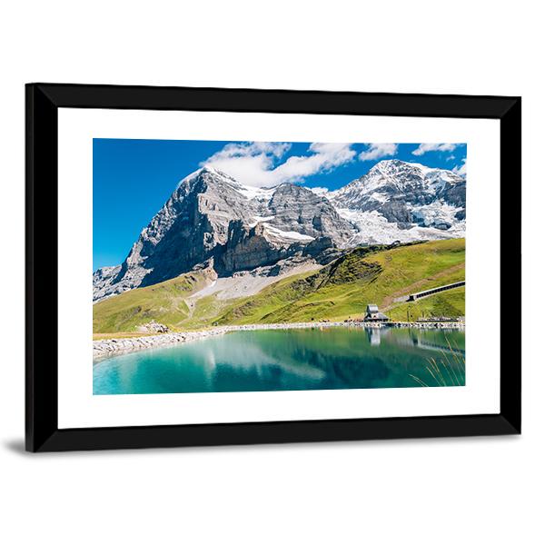 Fallbodensee Lake Canvas Wall Art-5 Horizontal-Gallery Wrap-22" x 12"-Tiaracle