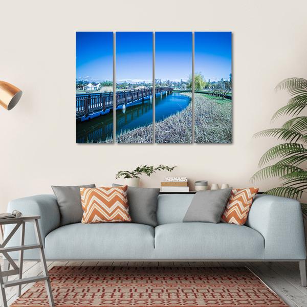 Famous Garden In Vienna Canvas Wall Art-4 Horizontal-Gallery Wrap-34" x 24"-Tiaracle