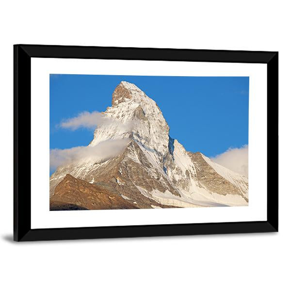 Famous Mountain Matterhorn Canvas Wall Art-3 Horizontal-Gallery Wrap-25" x 16"-Tiaracle