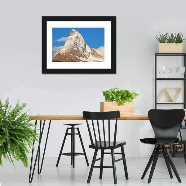 Famous Mountain Matterhorn Canvas Wall Art-3 Horizontal-Gallery Wrap-25" x 16"-Tiaracle