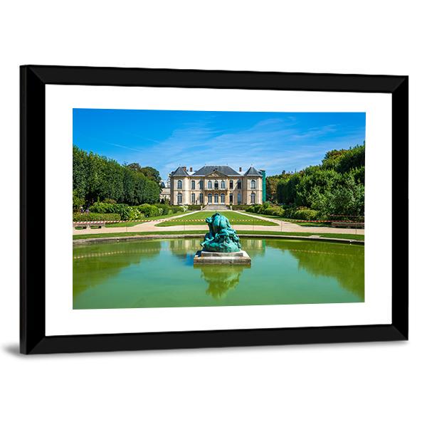 Famous Rodin Museum Canvas Wall Art-5 Horizontal-Gallery Wrap-22" x 12"-Tiaracle