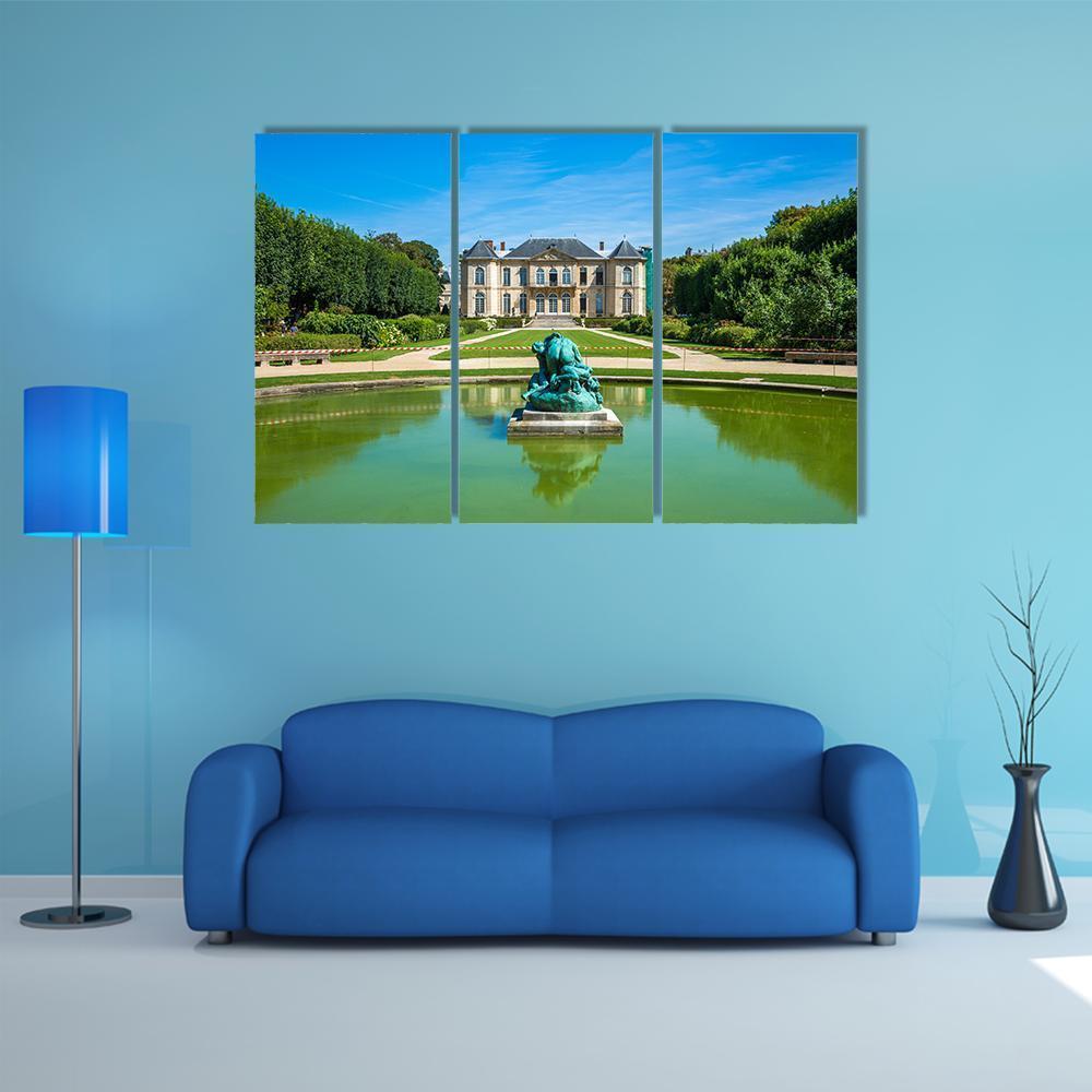 Famous Rodin Museum Canvas Wall Art-3 Horizontal-Gallery Wrap-37" x 24"-Tiaracle