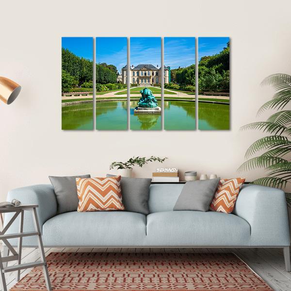 Famous Rodin Museum Canvas Wall Art-5 Horizontal-Gallery Wrap-22" x 12"-Tiaracle
