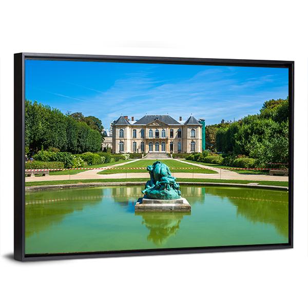 Famous Rodin Museum Canvas Wall Art-3 Horizontal-Gallery Wrap-25" x 16"-Tiaracle
