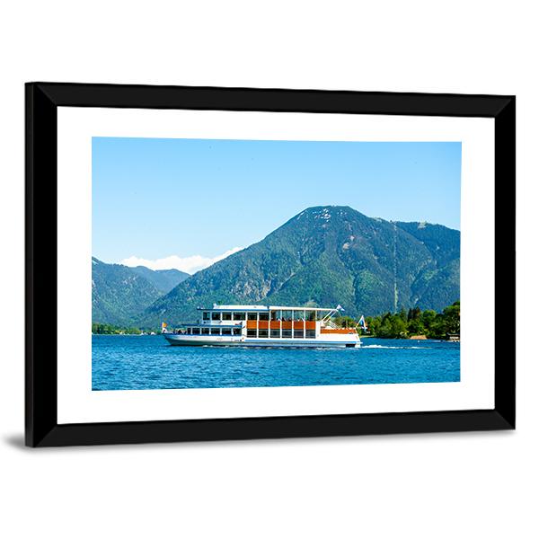 Famous Tegernsee Lake Canvas Wall Art-5 Horizontal-Gallery Wrap-22" x 12"-Tiaracle