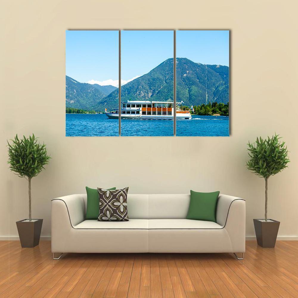 Famous Tegernsee Lake Canvas Wall Art-3 Horizontal-Gallery Wrap-37" x 24"-Tiaracle