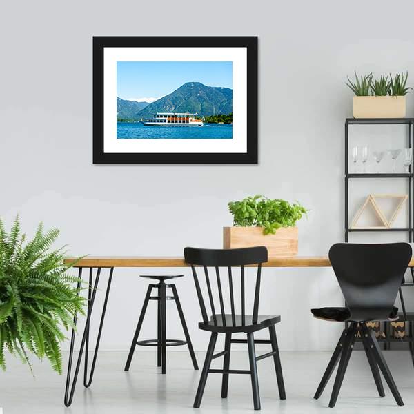 Famous Tegernsee Lake Canvas Wall Art-3 Horizontal-Gallery Wrap-25" x 16"-Tiaracle