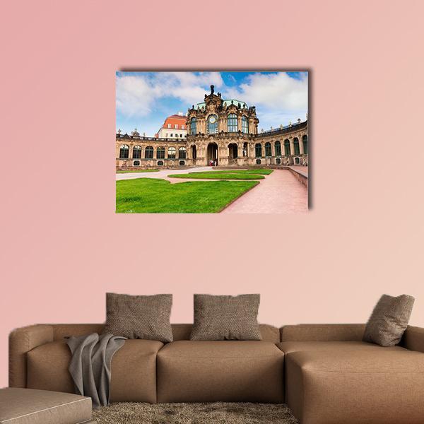 Famous Zwinger Palace Canvas Wall Art-1 Piece-Gallery Wrap-36" x 24"-Tiaracle