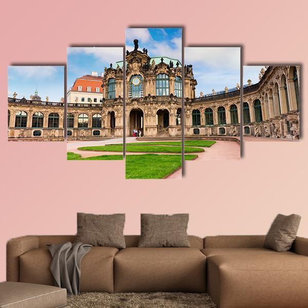 Famous Zwinger Palace Canvas Wall Art-5 Star-Gallery Wrap-62" x 32"-Tiaracle