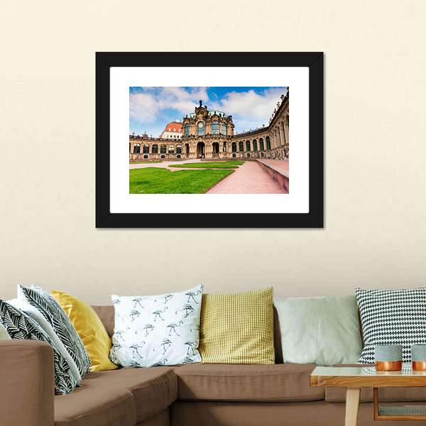 Famous Zwinger Palace Canvas Wall Art-3 Horizontal-Gallery Wrap-25" x 16"-Tiaracle