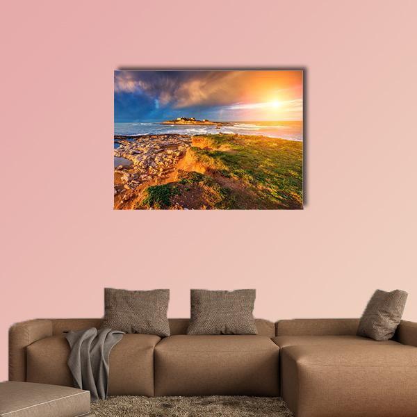 Isola Delle Correnti Canvas Wall Art-1 Piece-Gallery Wrap-48" x 32"-Tiaracle