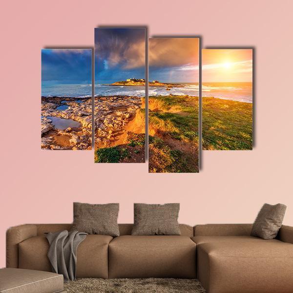 Isola Delle Correnti Canvas Wall Art-4 Pop-Gallery Wrap-50" x 32"-Tiaracle