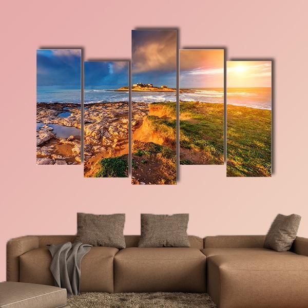 Isola Delle Correnti Canvas Wall Art-5 Pop-Gallery Wrap-47" x 32"-Tiaracle